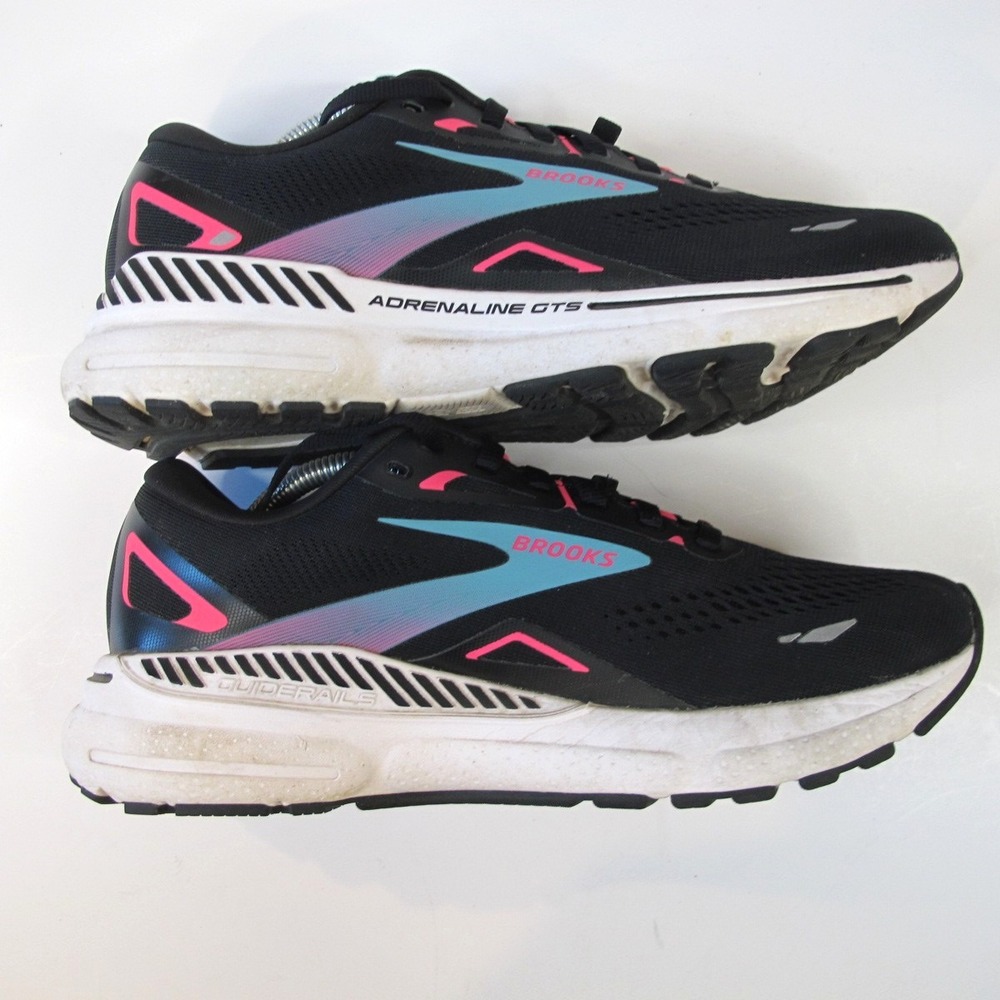 Brooks Adrenaline GTS 23 Women's Size‎ 9 Black Athletic Running Shoes Sneakers - Picture 4 of 11